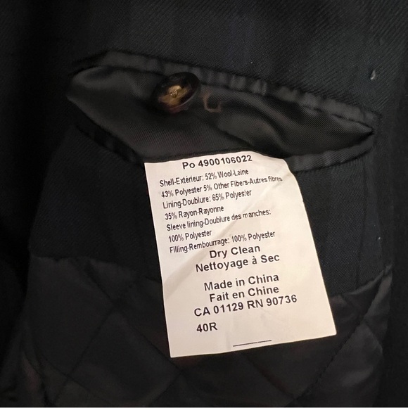 Lauren Ralph Lauren Wool Peacoat Black - Picture 4 of 4